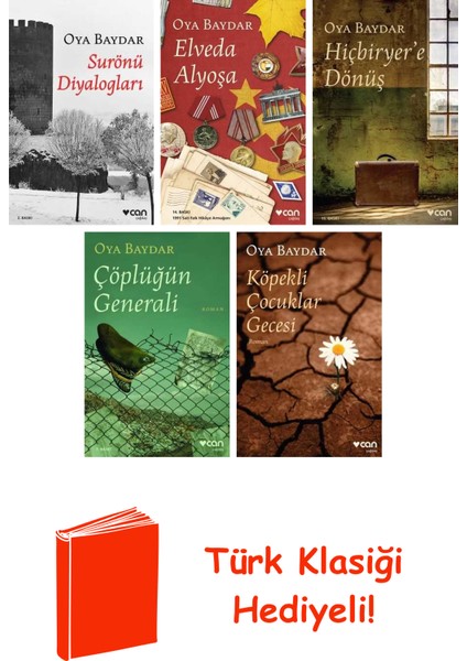 Oya Baydar 5 Kitap Seti + Türk Klasiği Hediye