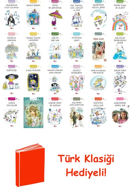 Sevim Ak 24 Kitap Seti + Türk Klasiği Hediye
