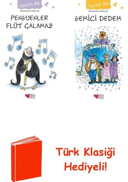 Sevim Ak 2 Kitap Seti + Türk Klasiği Hediye