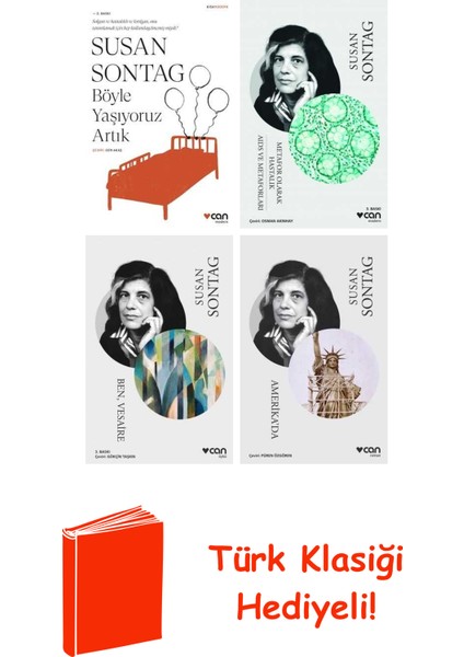 Susan Sontag 4 Kitap Seti + Türk Klasiği Hediye