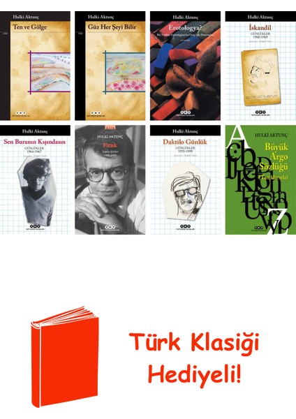 Hulki Aktunç 8 Kitap Seti + Türk Klasiği Hediye