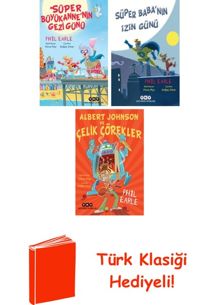 Phil Earle 3 Kitap Seti + Türk Klasiği Hediye