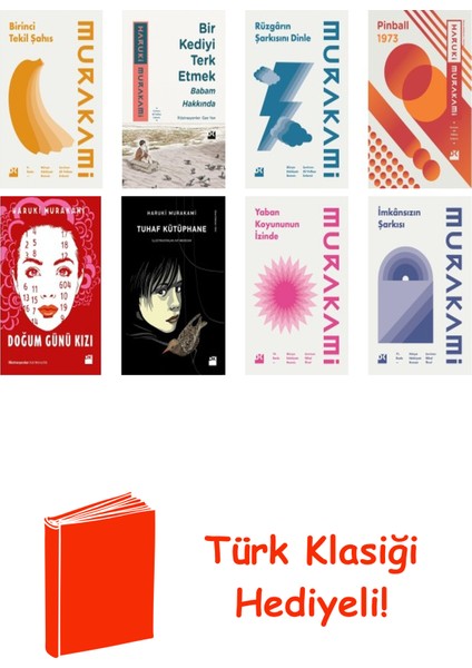 Haruki Murakami 10 Kitap Seti + Türk Klasiği Hediye