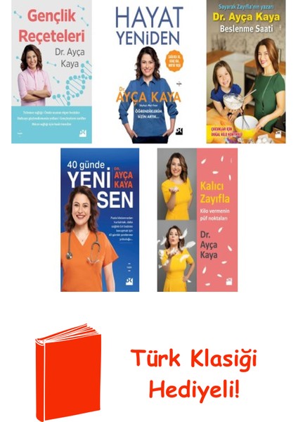 Dr. Ayça Kaya 5 Kitap Seti + Türk Klasiği Hediye