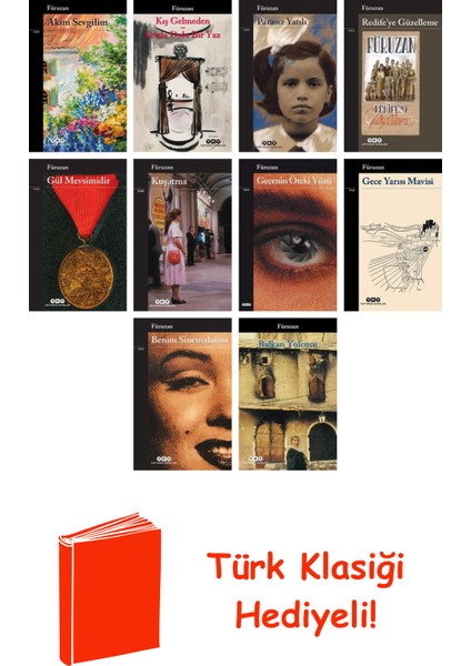 Füruzan 10 Kitap Seti + Türk Klasiği Hediye