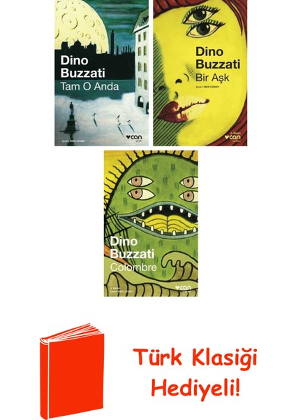 Dino Buzzati 3 Kitap Seti + Türk Klasiği Hediye