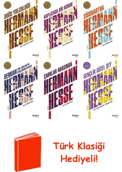 Hermann Hesse 6 Kitap Seti + Türk Klasiği Hediye