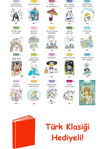 Sevim Ak 20 Kitap Seti + Türk Klasiği Hediye