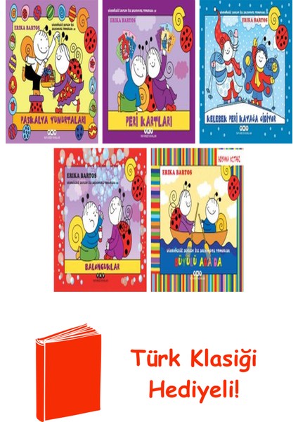 Erika Bartos 5 Kitap Seti + Türk Klasiği Hediye
