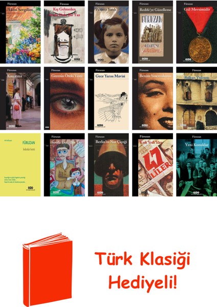 Füruzan 15 Kitap Seti + Türk Klasiği Hediye