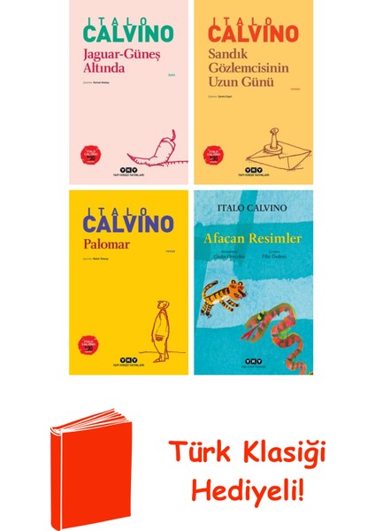 Italo Calvino 4 Kitap Seti + Türk Klasiği Hediye