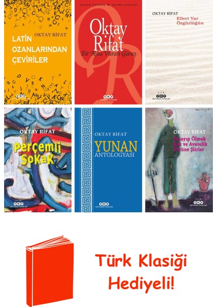Oktay Rifat 6 Kitap Seti + Türk Klasiği Hediye