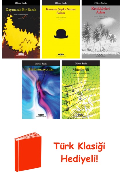 Oliver Sacks 5 Kitap Seti + Türk Klasiği Hediye