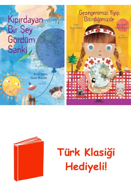 Alain Serres 2 Kitap Seti + Türk Klasiği Hediye