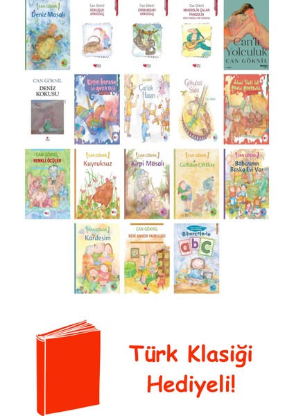 Can Göknil 18 Kitap Seti + Türk Klasiği Hediye