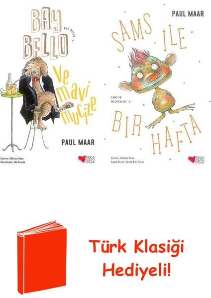 Paul Maar 2 Kitap Seti + Türk Klasiği Hediye