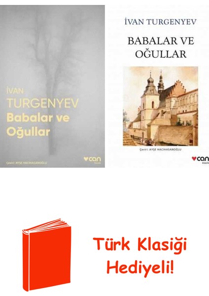 Ivan Turgenyev 2 Kitap Seti + Türk Klasiği Hediye