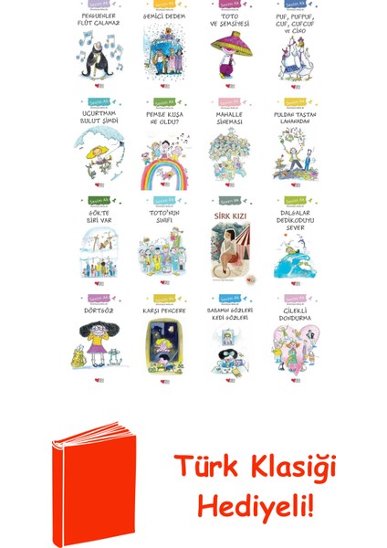 Sevim Ak 16 Kitap Seti + Türk Klasiği Hediye