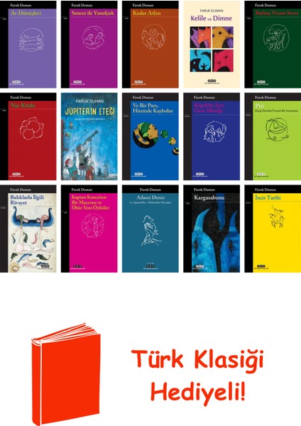 Faruk Duman 15 Kitap Seti + Türk Klasiği Hediye