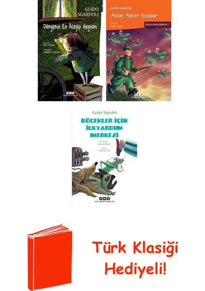 Guido Sgardoli 3 Kitap Seti + Türk Klasiği Hediye
