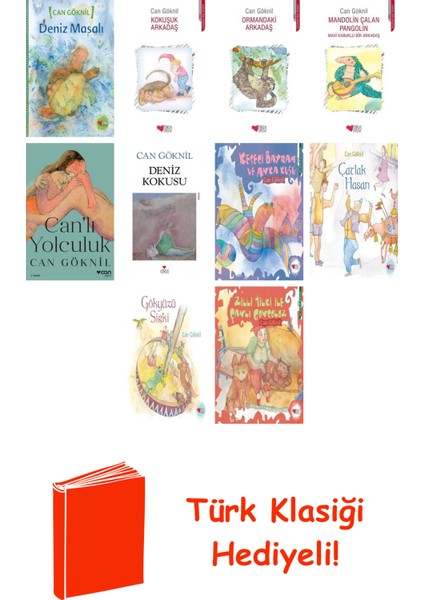 Can Göknil 10 Kitap Seti + Türk Klasiği Hediye