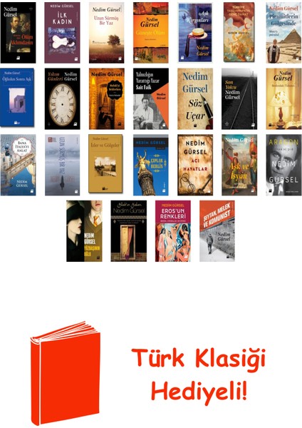 Nedim Gürsel 26 Kitap Seti + Türk Klasiği Hediye