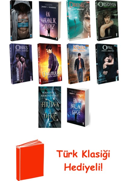 Jennifer L. Armentrout 10 Kitap Seti + Türk Klasiği Hediye
