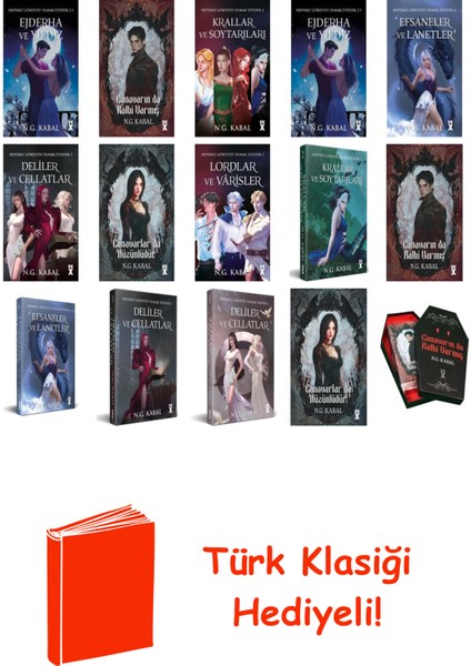 N. G. Kabal 15 Kitap Seti + Türk Klasiği Hediye