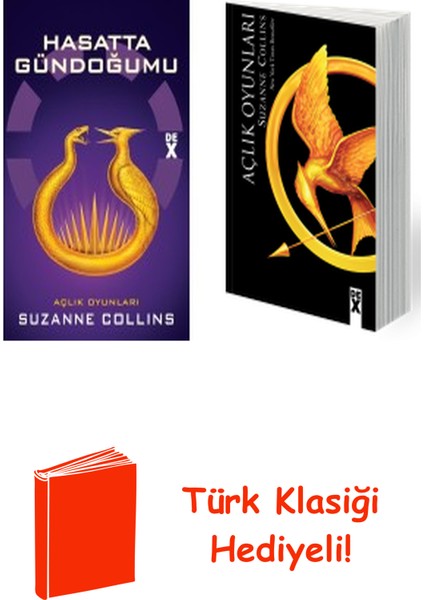 Suzanne Collins 2 Kitap Seti + Türk Klasiği Hediye