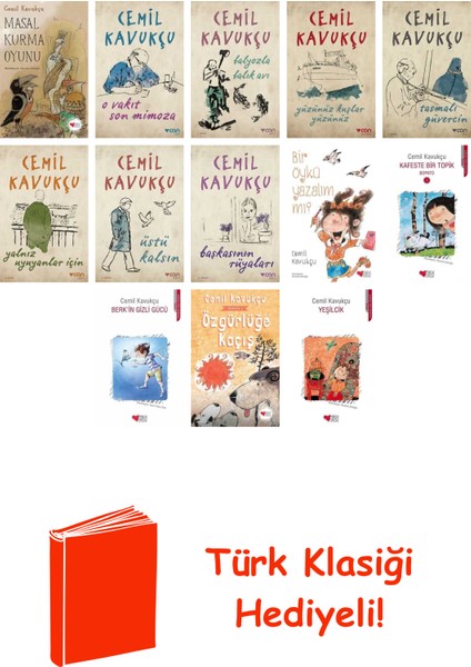 Cemil Kavukçu 13 Kitap Seti + Türk Klasiği Hediye