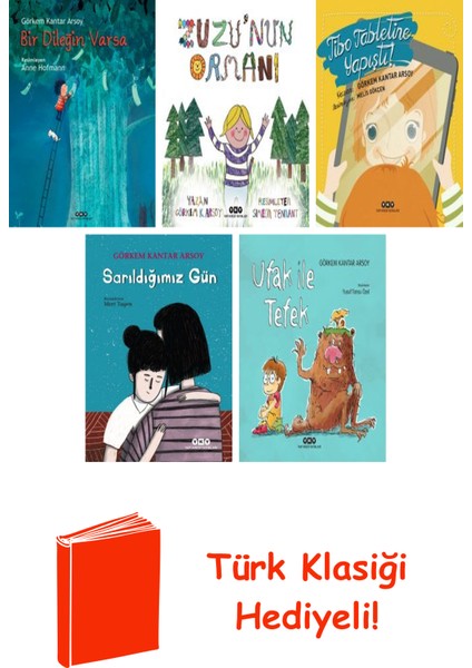 Görkem Kantar Arsoy 5 Kitap Seti + Türk Klasiği Hediye