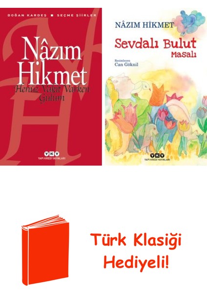 Nâzım Hikmet 2 Kitap Seti + Türk Klasiği Hediye