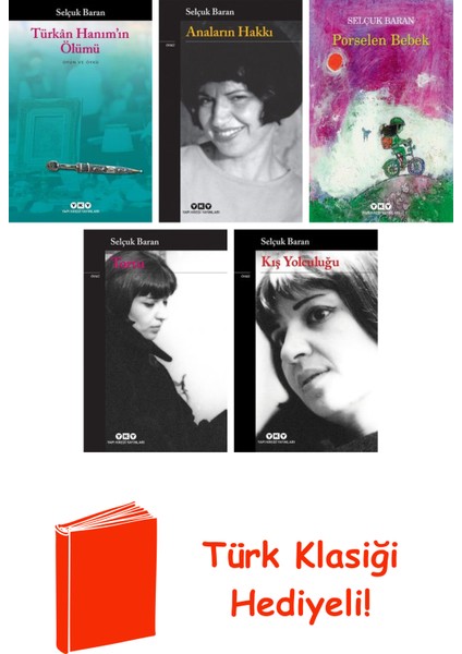 Selçuk Baran 5 Kitap Seti + Türk Klasiği Hediye