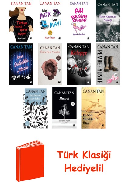 Canan Tan 11 Kitap Seti + Türk Klasiği Hediye