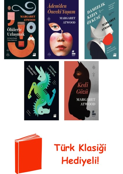 Margaret Atwood 5 Kitap Seti + Türk Klasiği Hediye