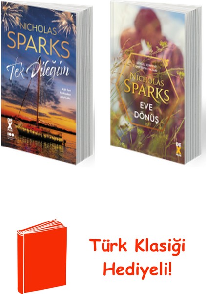 Nicholas Sparks 2 Kitap Seti + Türk Klasiği Hediye