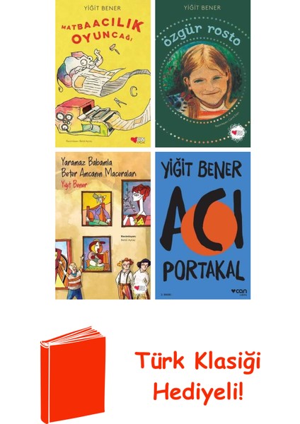 Yiğit Bener 4 Kitap Seti + Türk Klasiği Hediye