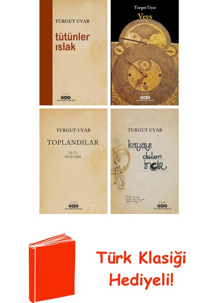 Turgut Uyar 4 Kitap Seti + Türk Klasiği Hediye