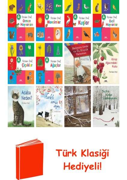 Feridun Oral 12 Kitap Seti + Türk Klasiği Hediye