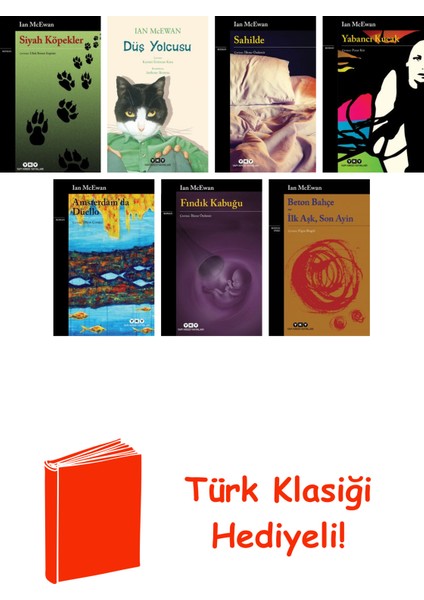 Ian Mcewan 7 Kitap Seti + Türk Klasiği Hediye