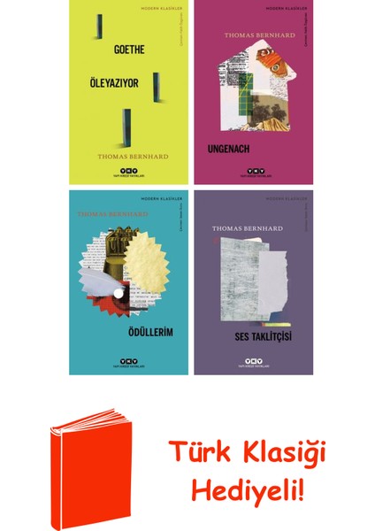 Thomas Bernhard 4 Kitap Seti + Türk Klasiği Hediye