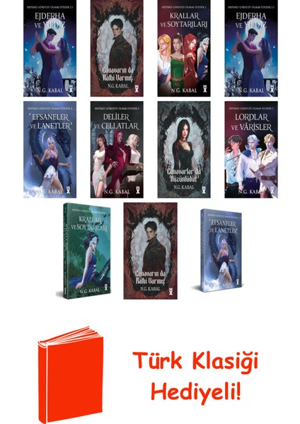 N. G. Kabal 11 Kitap Seti + Türk Klasiği Hediye