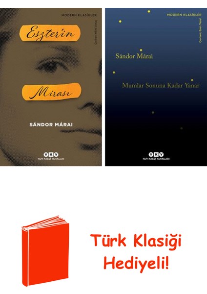 Sándor Márai 2 Kitap Seti + Türk Klasiği Hediye