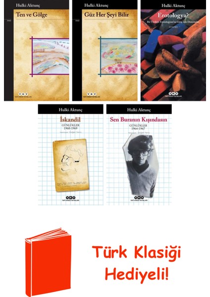 Hulki Aktunç 5 Kitap Seti + Türk Klasiği Hediye