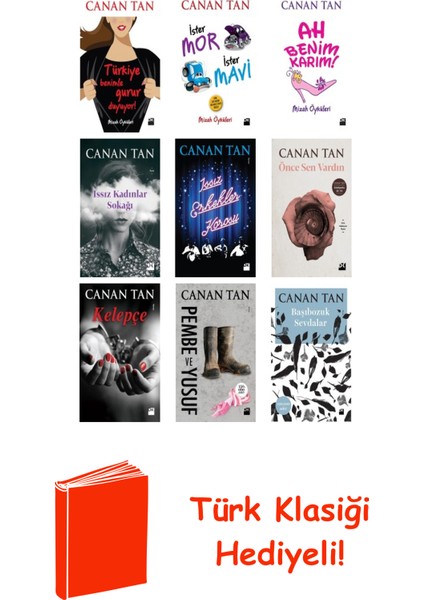 Canan Tan 9 Kitap Seti + Türk Klasiği Hediye