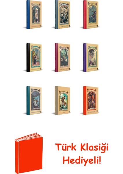 Lemony Snicket 11 Kitap Seti + Türk Klasiği Hediye
