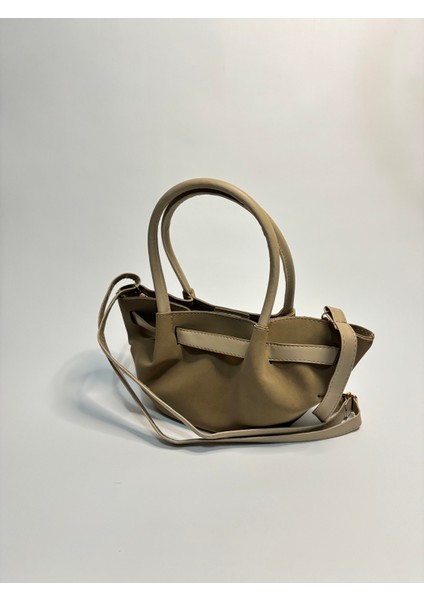 Magnolia Koyu Bej Süet Kadın Omuz ve El Çantası fiyatları