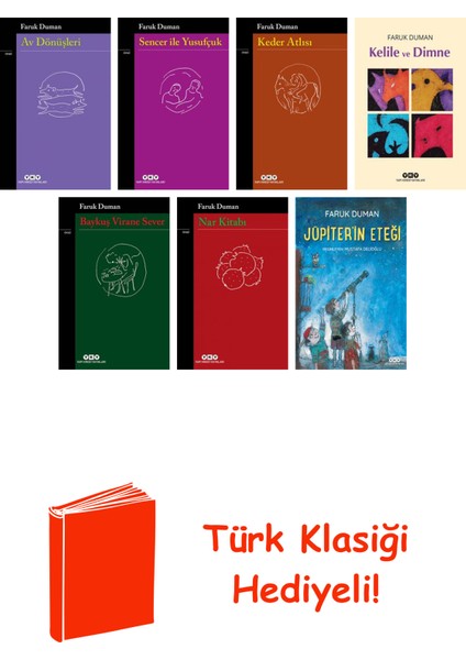 Faruk Duman 7 Kitap Seti + Türk Klasiği Hediye