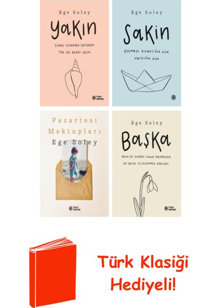 Ege Soley 4 Kitap Seti + Türk Klasiği Hediye