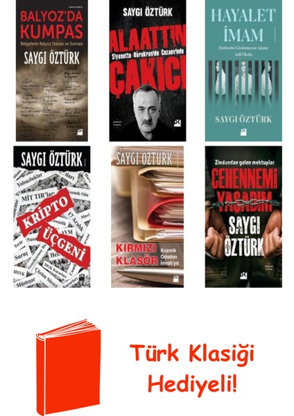 Saygı Öztürk 6 Kitap Seti + Türk Klasiği Hediye